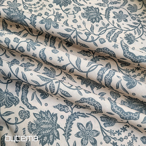 Tejido decorativo AZUL TIRIAN