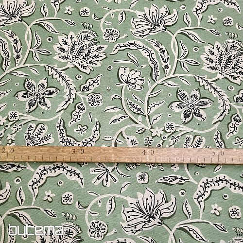 Tejido decorativo MIRAZ VERDE