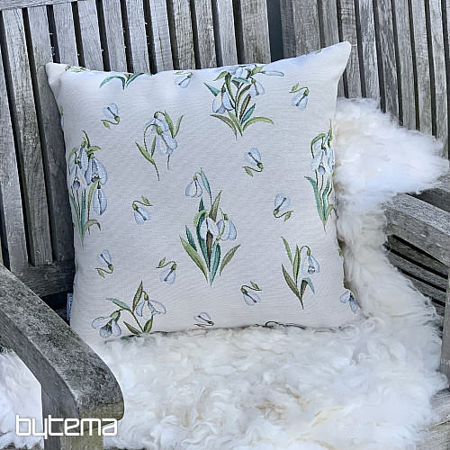 Funda de almohada tapiz CAMPANILLA DE NIEVE