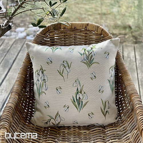 Funda de almohada tapiz CAMPANILLA DE NIEVE