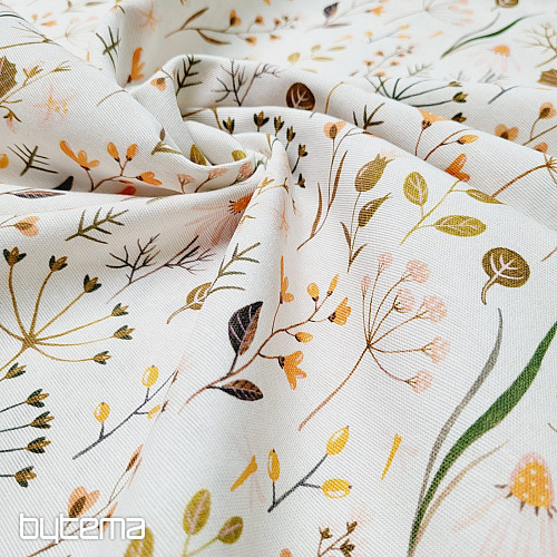 Tejido decorativo LOUKA crema