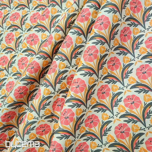 Tela de algodón SELMA NARANJA