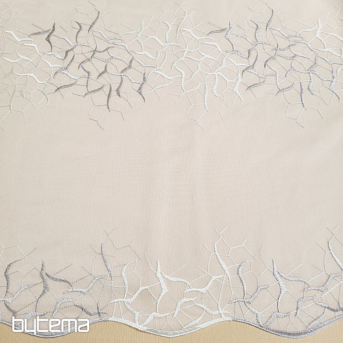 GERSTER 11686/0840 BORDADO BEIGE Y BLANCO