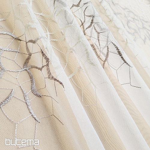 GERSTER 11686/0840 BORDADO BEIGE Y BLANCO