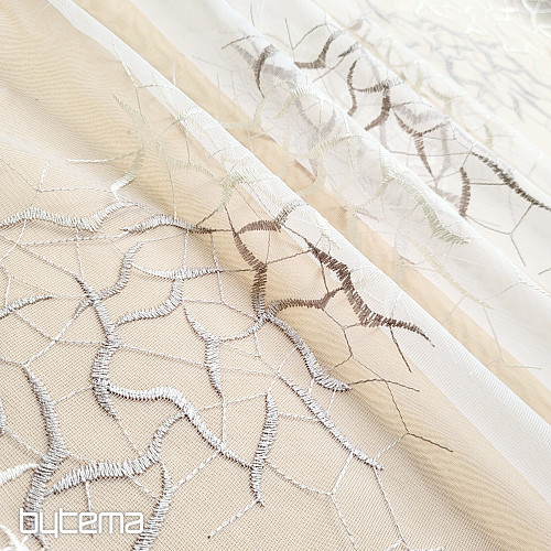 GERSTER 11686/0840 BORDADO BEIGE Y BLANCO
