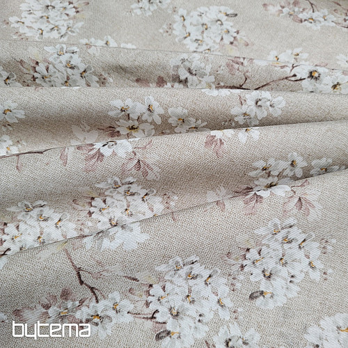 Tejido decorativo ALMENDRA beige