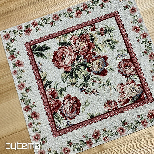 Mantel individual tapiz ENCAJE ROSA GRANDE