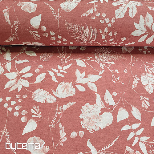Tejido decorativo AMY FLOR sv. rosa