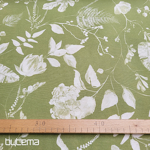 Tela decorativa AMY FLOR verde