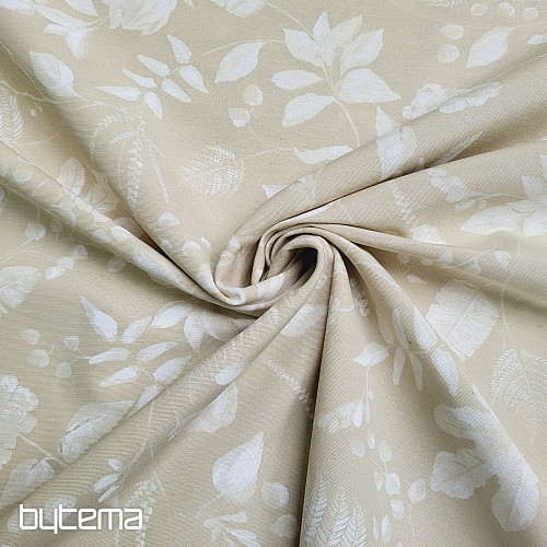 Tejido decorativo AMY FLOR beige