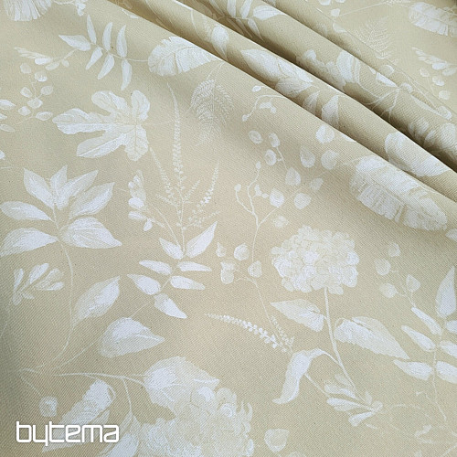 Tejido decorativo AMY FLOR beige