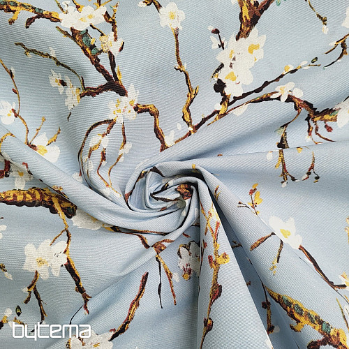 Tela decorativa CHERRY BLOSSOM azul
