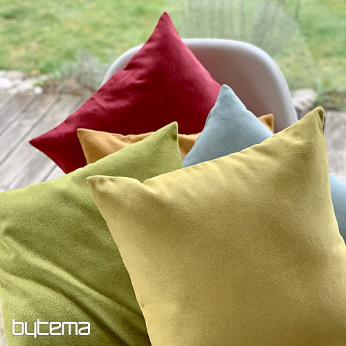 Funda de almohada decorativa ENJOY MUSTARD