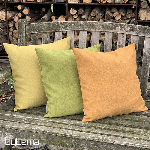 Funda de almohada decorativa ENJOY MUSTARD