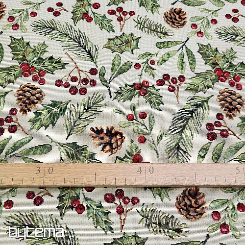 Tela de tapiz Ramitas de ÁRBOL DE NAVIDAD