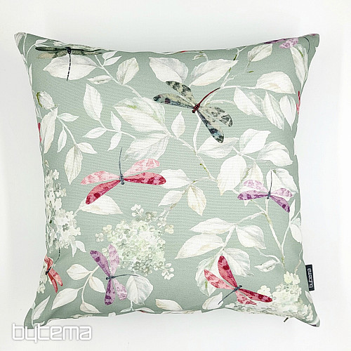 Funda de almohada decorativa ROSETO DRAGONFLY mentol