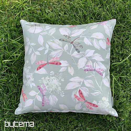 Funda de almohada decorativa ROSETO DRAGONFLY mentol