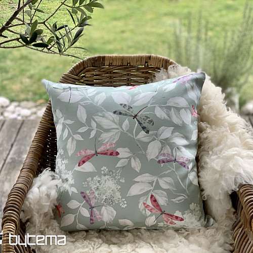 Funda de almohada decorativa ROSETO DRAGONFLY mentol