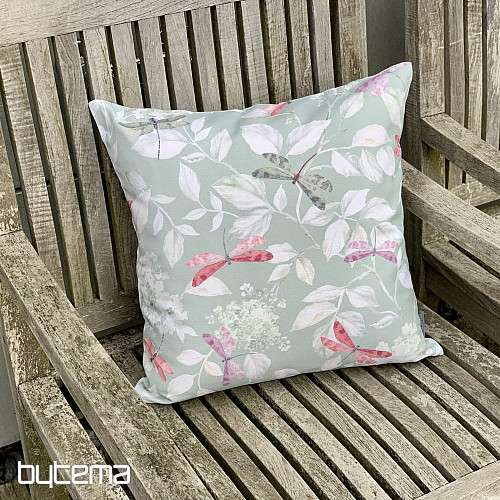 Funda de almohada decorativa ROSETO DRAGONFLY mentol