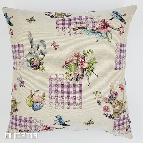 Funda de tapiz de Pascua CONEJITO LILA