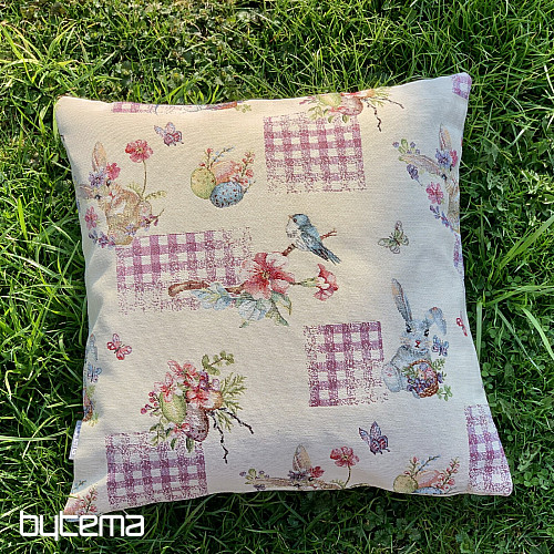 Funda de tapiz de Pascua CONEJITO LILA