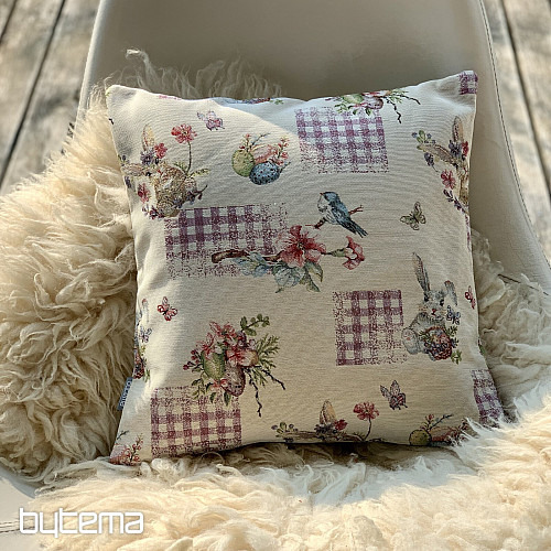 Funda de tapiz de Pascua CONEJITO LILA