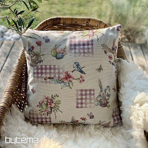 Funda de tapiz de Pascua CONEJITO LILA