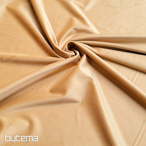 Lujosa tela decorativa monocromática de diseño GERSTER 77042/0920 AVELLANA