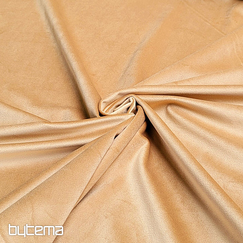 Lujosa tela decorativa monocromática de diseño GERSTER 77042/0920 AVELLANA