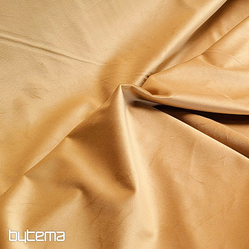 Lujosa tela decorativa monocromática de diseño GERSTER 77042/0920 AVELLANA
