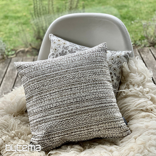 Funda de almohada tapiz GLADIS STRIPE beige