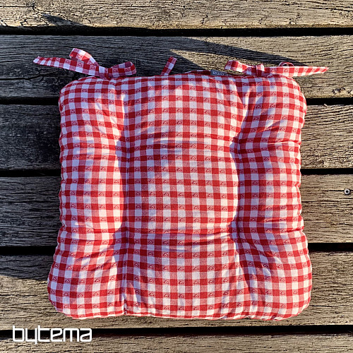 ASIENTOS DE LONA CON FORMA DE CORAZÓN rojo