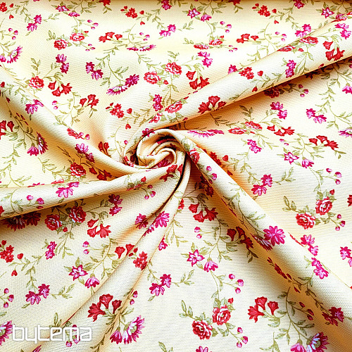 Tela decorativa RÓMULO AMARILLO MINI FLOR
