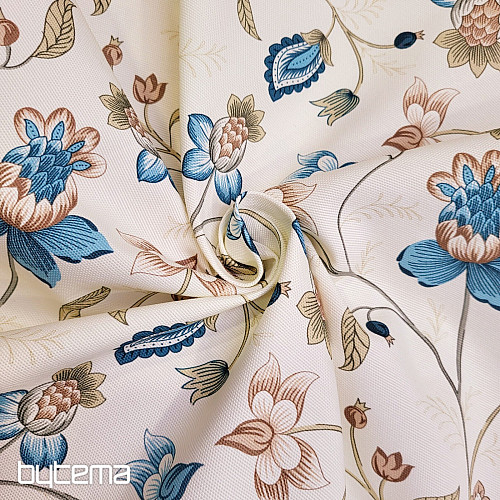 Tela decorativa DAKOTA AZUL PEQUEÑAS FLORES