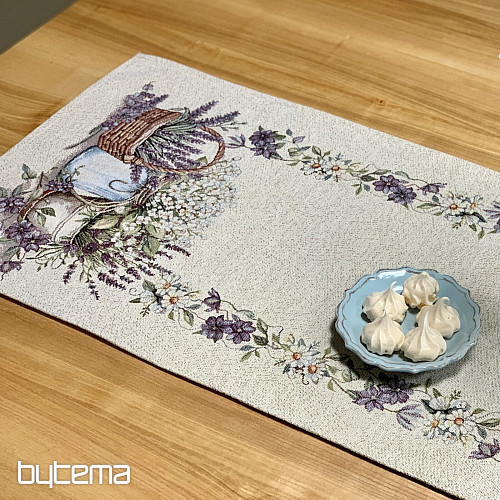 Mantel y pañuelo tapiz BELLEZA EN EL CARRITO