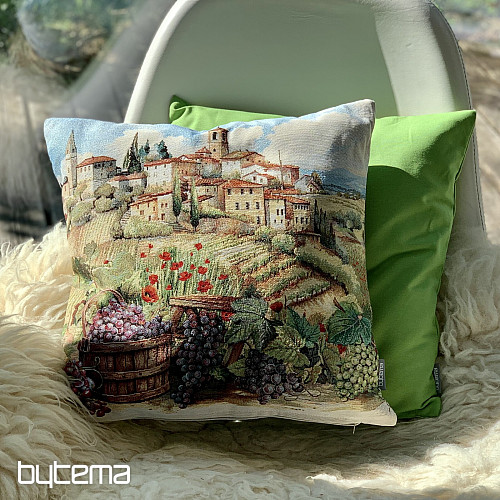 Funda de almohada decorativa LISO verde fresco