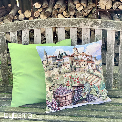 Funda de almohada decorativa LISO verde fresco