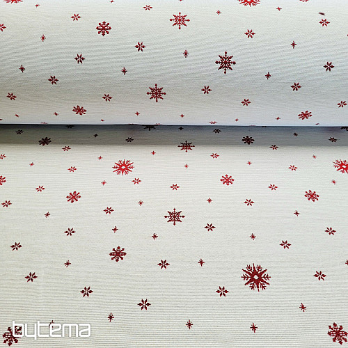 Tela de tapiz SOFT FLAKE ROJO