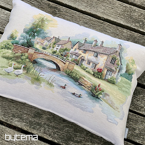 Cojín tapiz PUENTE DE LOS COTSWOLDS