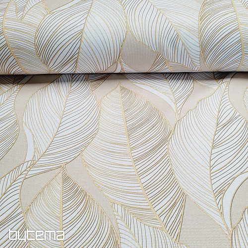 Tela decorativa MAXI LEAVES beige