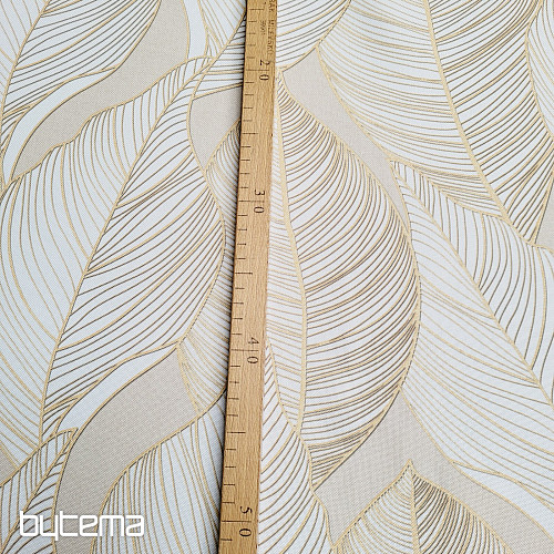 Tela decorativa MAXI LEAVES beige