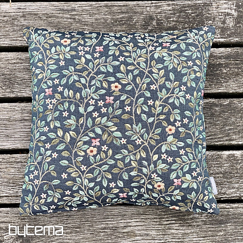 Funda de almohada tapiz ÁRBOL DE LA FELICIDAD en color AZUL