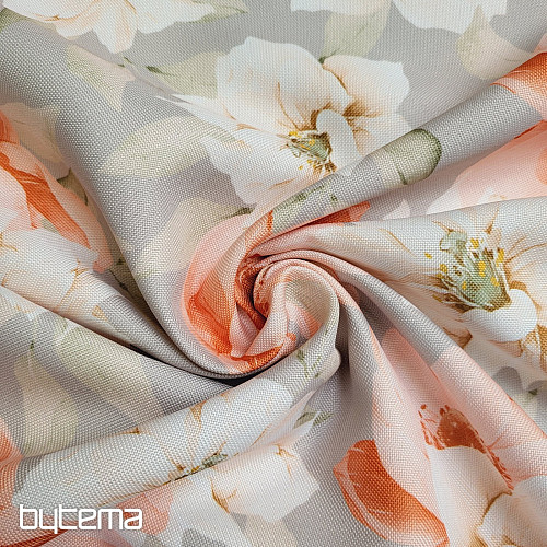 Tela decorativa OXFORD FLOR NARANJA