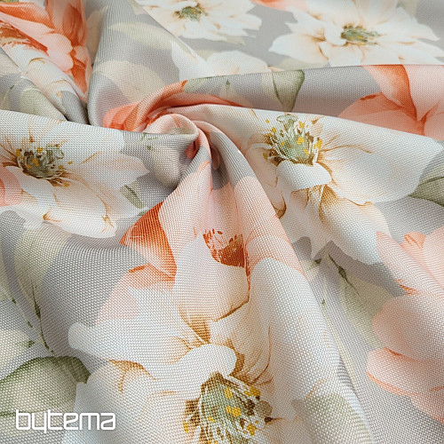 Tela decorativa OXFORD FLOR NARANJA