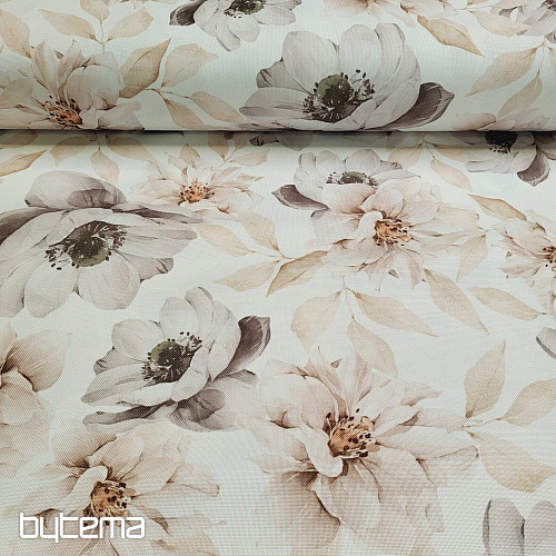 Tela decorativa OXFORD BEIGE FLOR