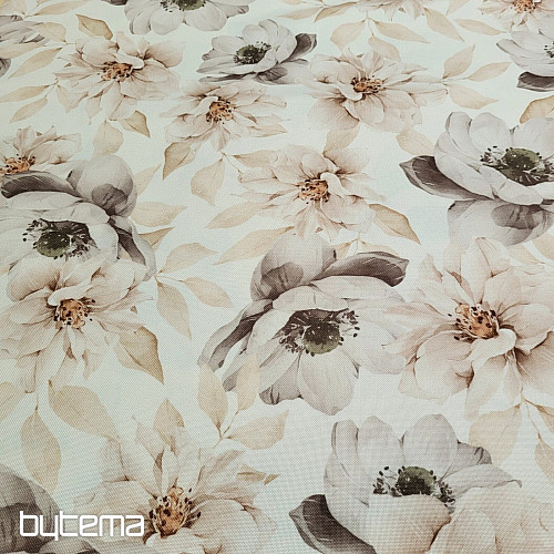 Tela decorativa OXFORD BEIGE FLOR