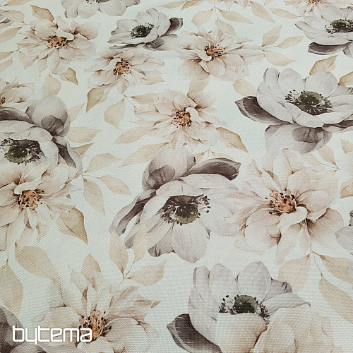 Tela decorativa OXFORD BEIGE FLOR