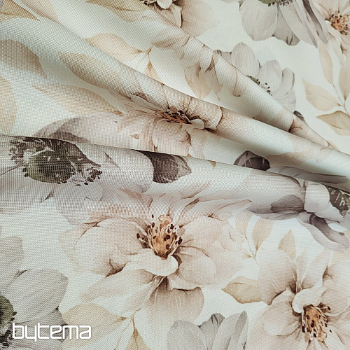 Tela decorativa OXFORD BEIGE FLOR