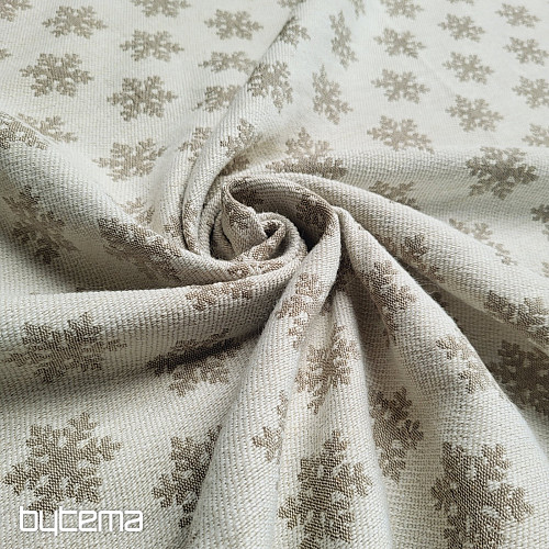 Lujosa tela decorativa FLAKES GREEN