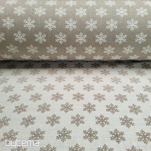 Tejido decorativo de lujo FLAKES BEIGE